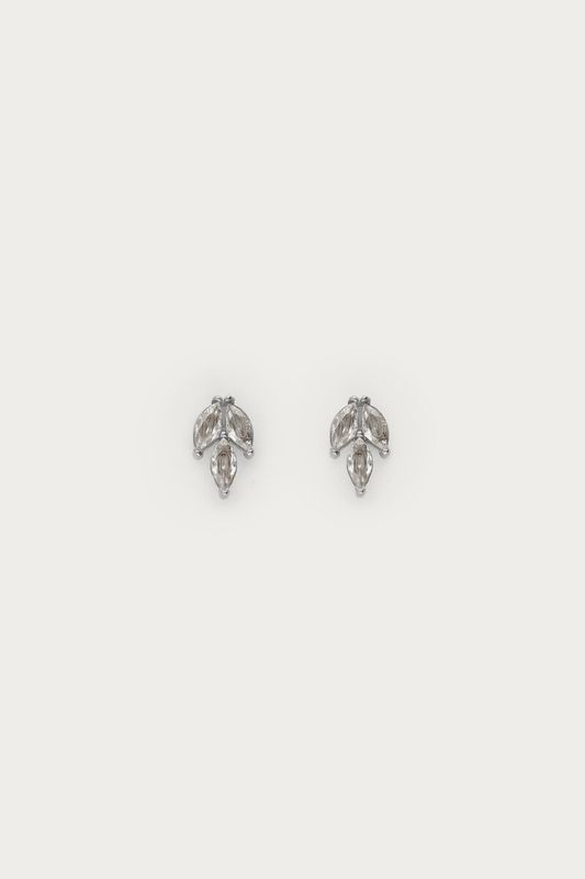 My Jewellery Earstud leaf strass Silver MJ14739