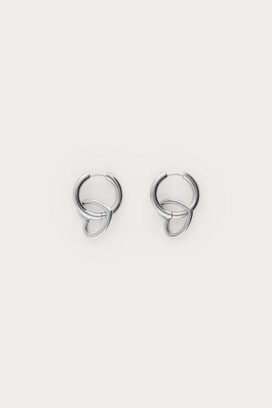 My Jewellery Oorringen met open hartje Zilver MJ04133