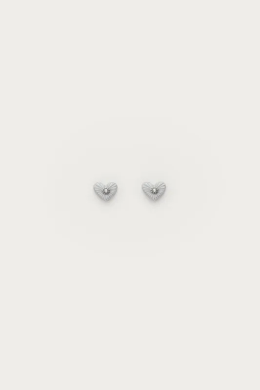 My Jewellery Studs heart stone zilver MJ07324