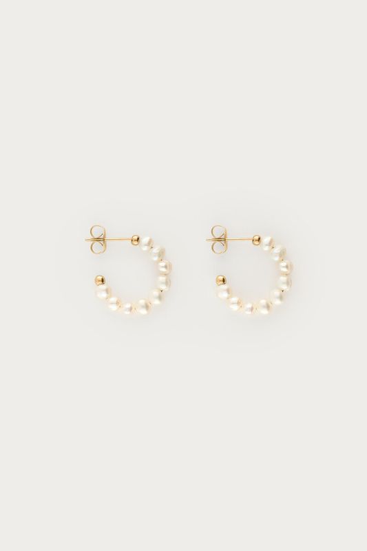 My Jewellery Earrings fine pearl goud MJ09036