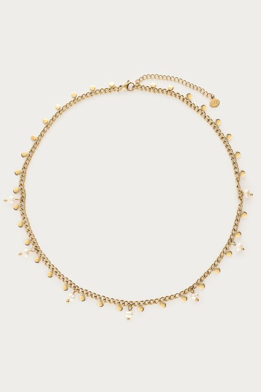 My Jewellery Necklace pearls & coins goud MJ09226