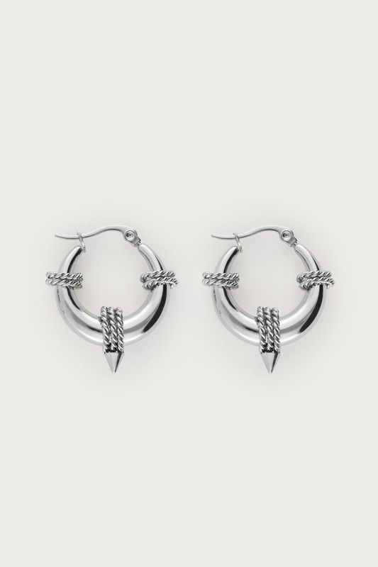 My Jewellery Oorringen ronde Schakel Zilver MJ01525