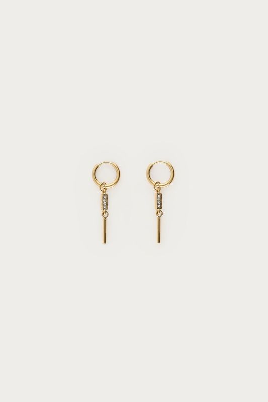 My Jewellery Earrings stones 7 goud MJ07467