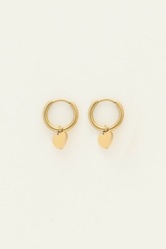 My Jewellery Earring with heart zilver MJ07889