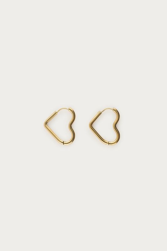 My Jewellery Earring basic heart Goud MJ09518