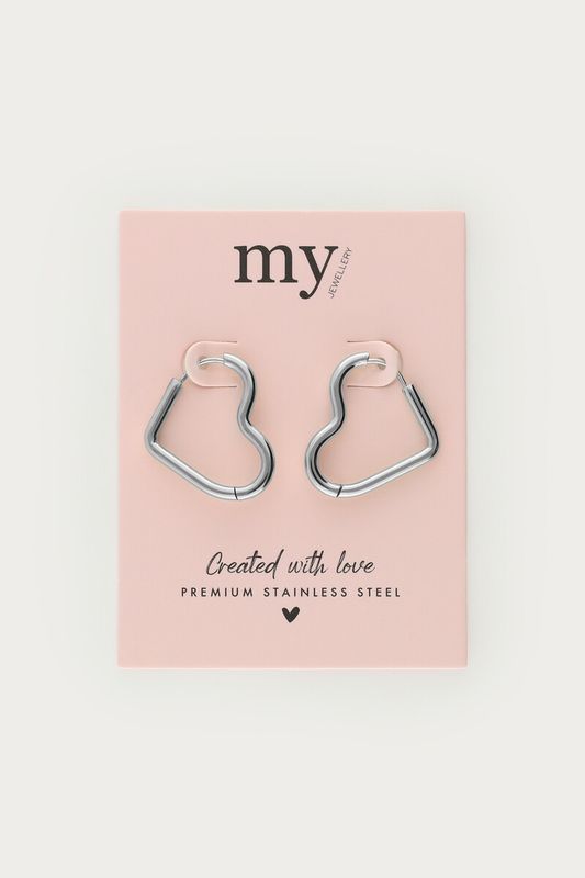 My Jewellery Earring basic heart zilver MJ09518