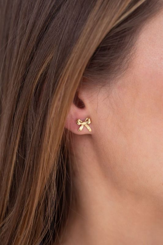 My Jewellery Earstuds bow medium Gold MJ10988