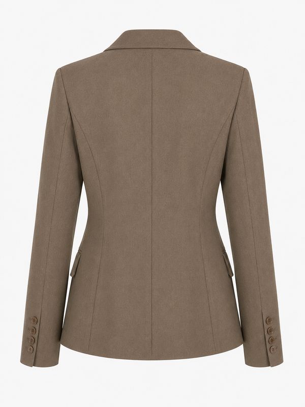 Ambika blazer getailleerd COFFEE ine