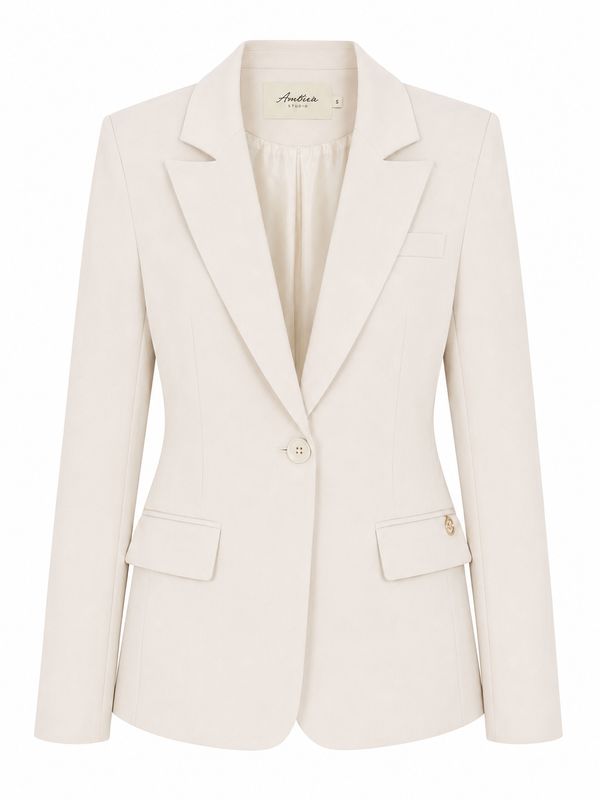 Ambika blazer getailleerd off white ine