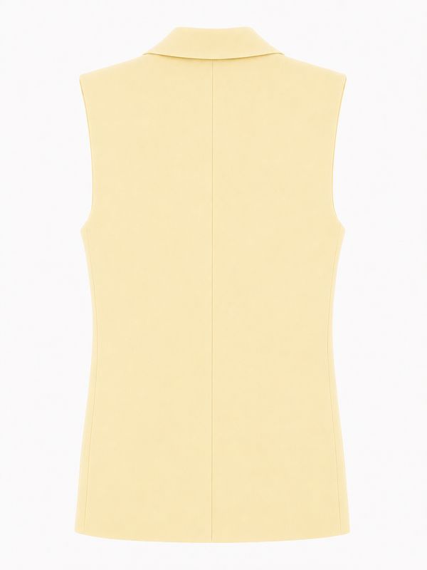 Ambika Gilet Getailleerd Yellow Coco