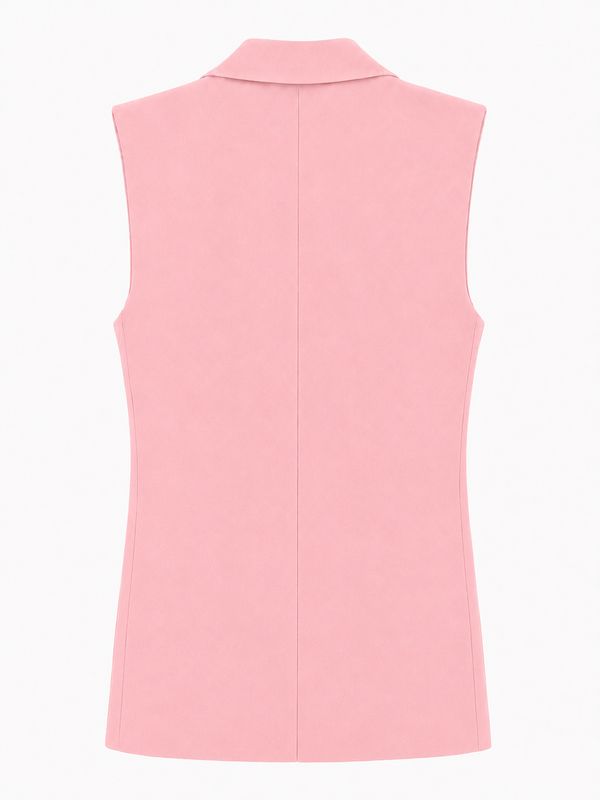 Ambika Gilet Getailleerd Pink Coco