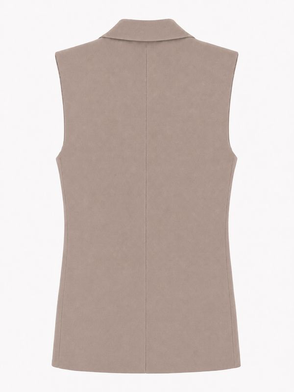 Ambika Gilet Getailleerd Taupe Coco