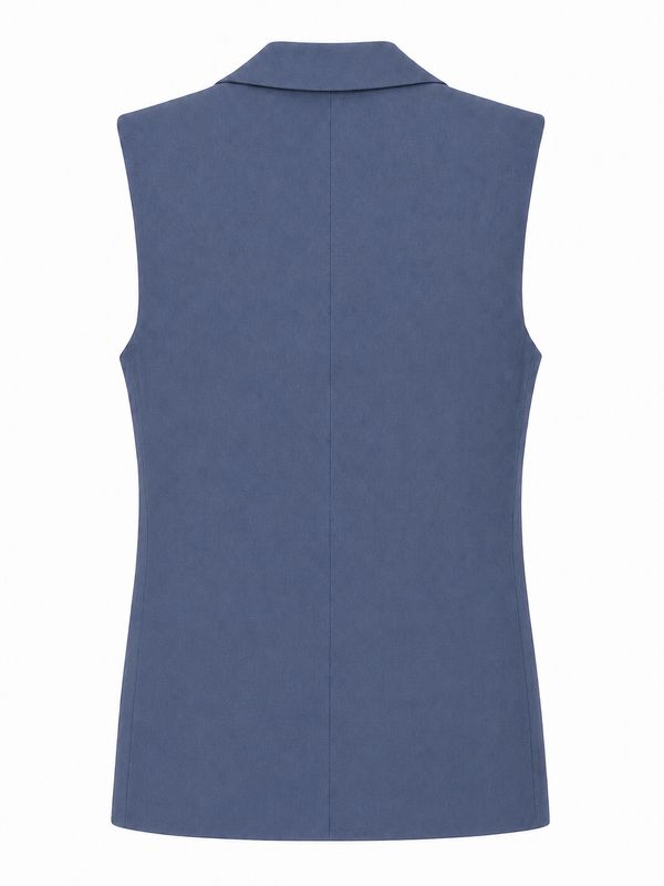 Ambika Gilet Getailleerd Jeans Blue Coco