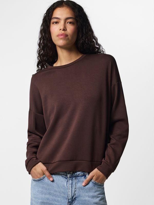 Pieces PCMICHELLE SCUBA LS TOP SWT NOOS BC Hot Fudge 17166056