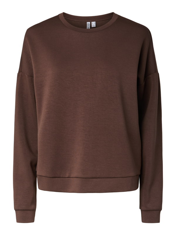 Pieces PCMICHELLE SCUBA LS TOP SWT NOOS BC Hot Fudge 17166056