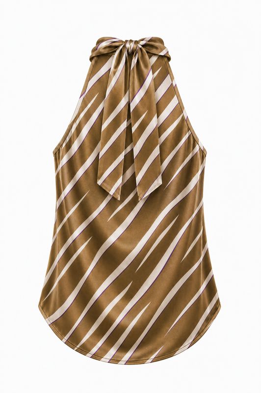 Ambika Halter Zebra Print Mosgroen 70687-A