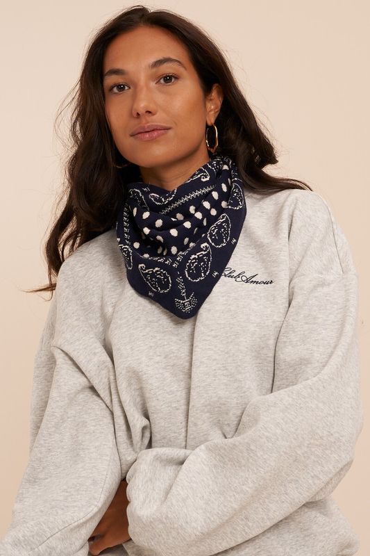 My Jewellery Scarf paisley jacquard blue Blue MJ16598