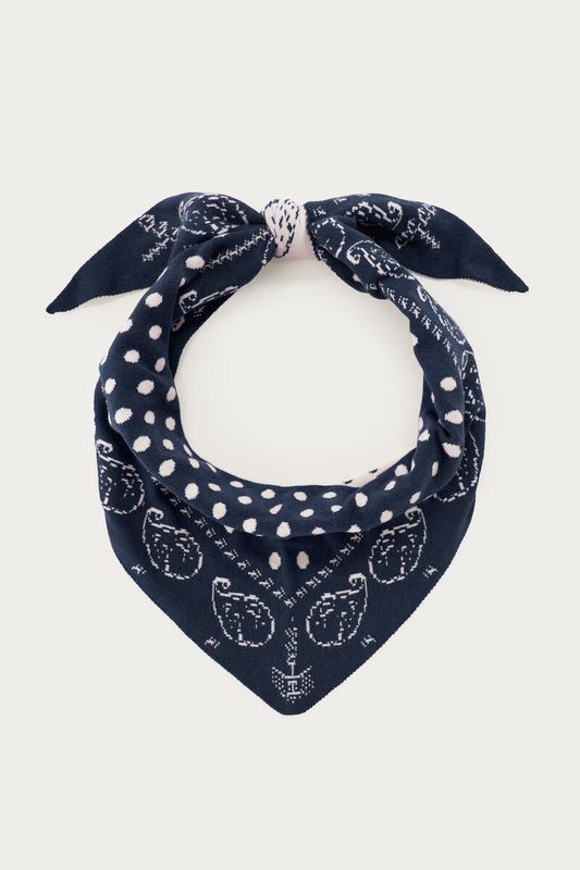 My Jewellery Scarf paisley jacquard blue Blue MJ16598
