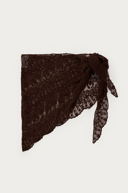 My Jewellery Hip scarf lace brown Brown MJ16822