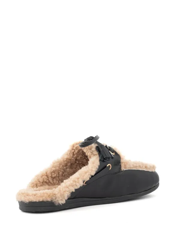 Babouche Lifestyle loafer met bont black Ziggy-1