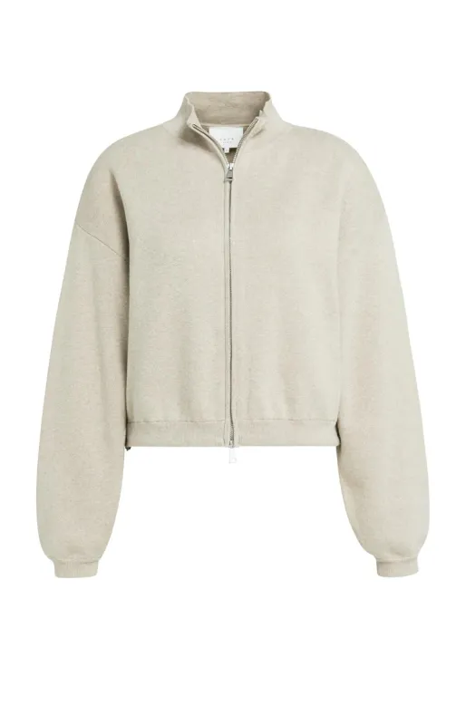 YaYa Jacquard vest met lange mouwen PURE CASHMERE GREY 01-010171-608