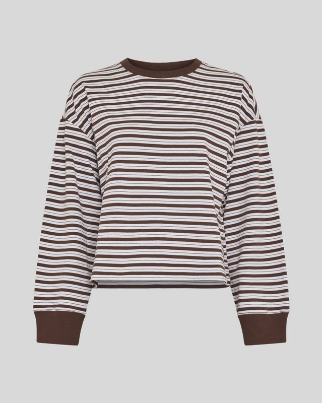 MSCH Copenhagen MSCHMonde Krestiane Pullover STP egret/hot fudge 20083