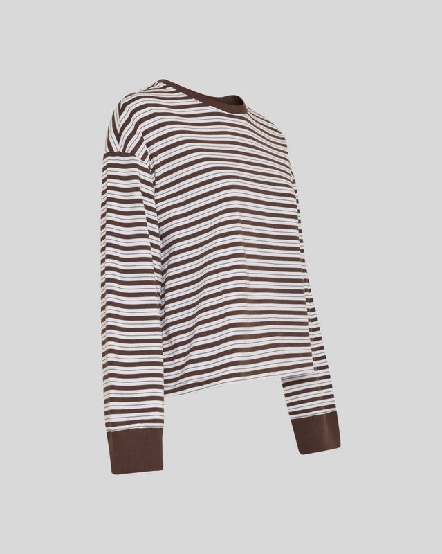 MSCH Copenhagen MSCHMonde Krestiane Pullover STP egret/hot fudge 20083