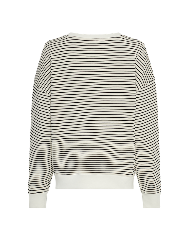 MSCH Copenhagen MSCHIma Q Sweatshirt STP Oatmeal Black 19188