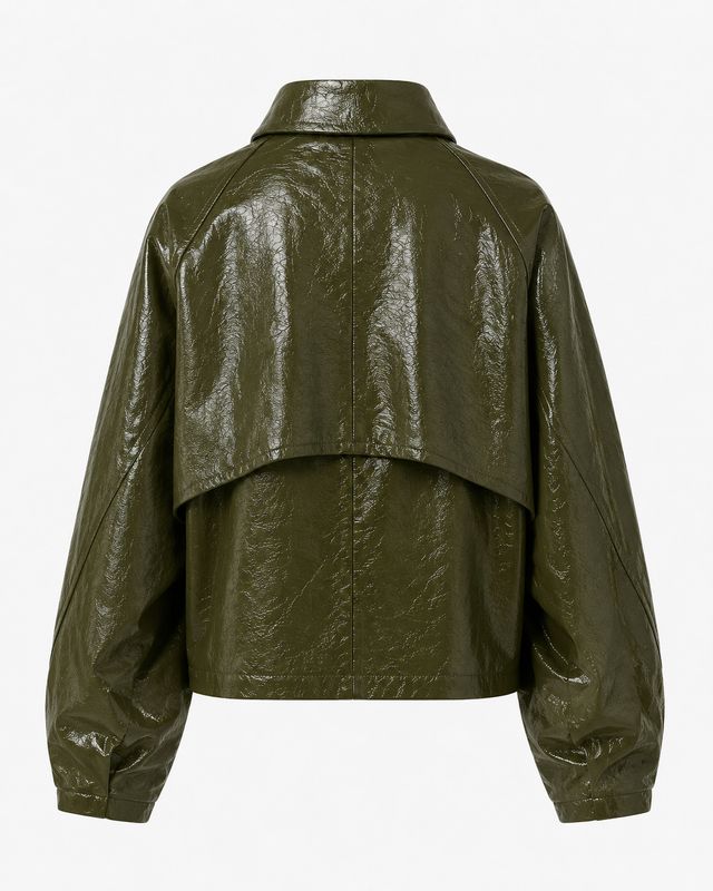 Ambika PU Jacket Green Gulcan