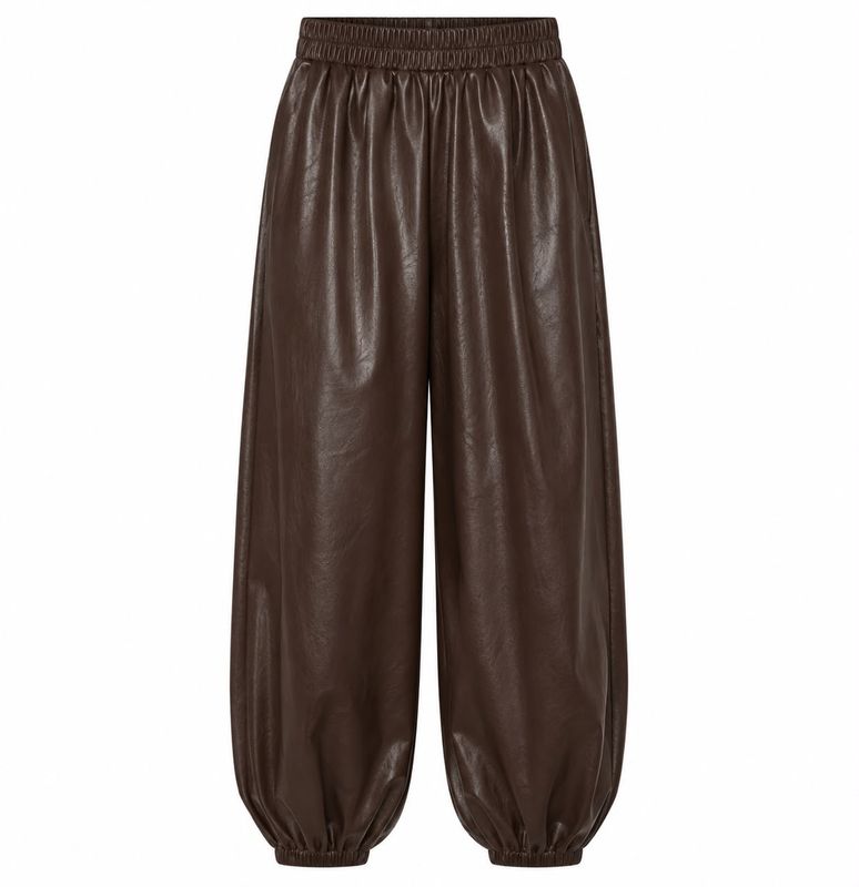 Ambika Balloon pantalon PU Kensi coffee Kensi