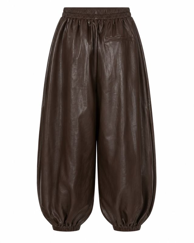 Ambika Balloon pantalon PU Kensi coffee Kensi