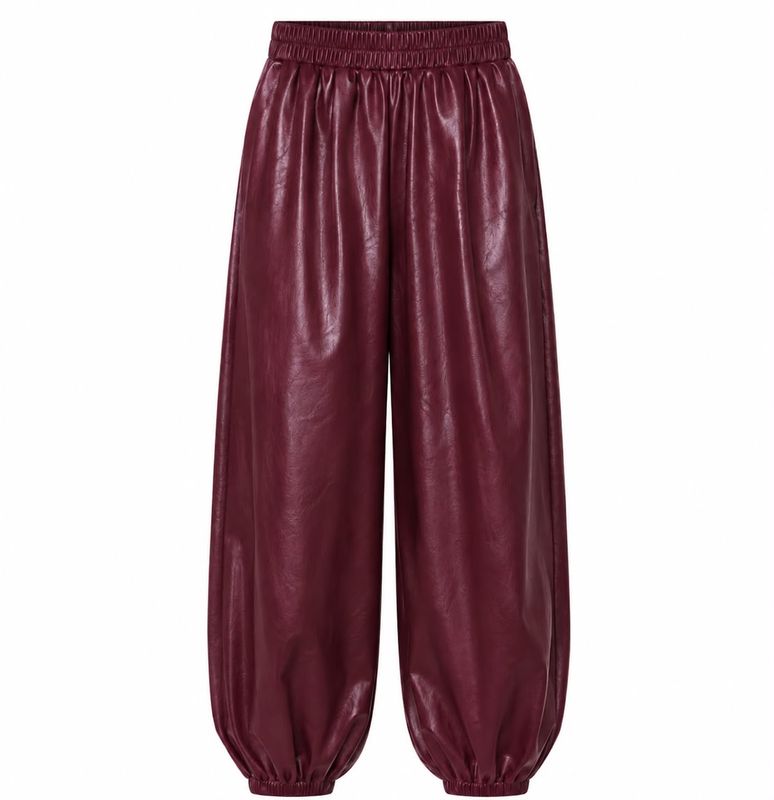 Ambika Balloon pantalon PU Kensi red Kensi
