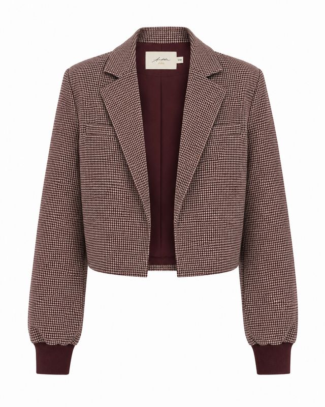 Ambika Blazer ruit Kiara red plaid Kiara-26