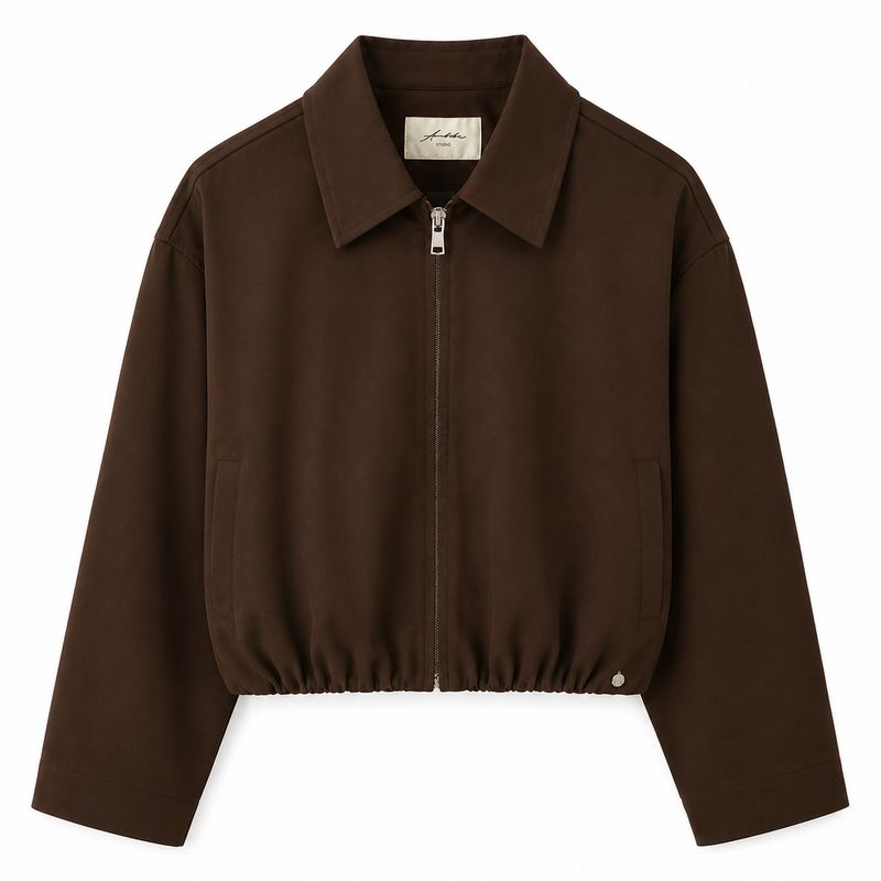 Ambika Bomber jacket Amelia coffee Amelia