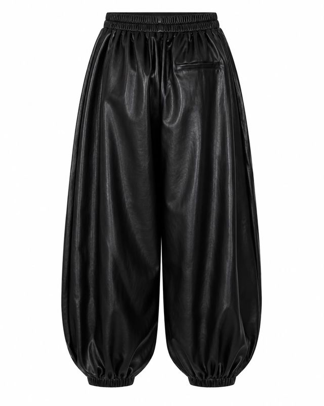 Ambika Balloon pantalon PU Kensi black Kensi