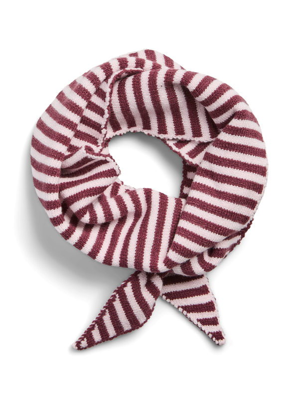 Pieces PCKOMMA TRIANGLE SCARF NOOS BC Tawny Port/Pink A Boo 17159754