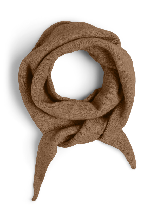Pieces PCKOMMA TRIANGLE SCARF NOOS BC Toasted Coconut 17159754