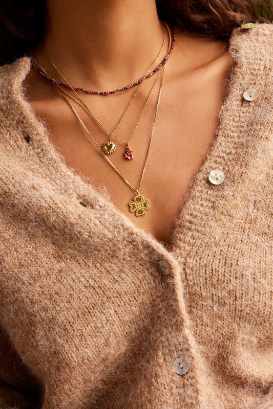 My Jewellery Necklace sunny heart Gold MJ16849