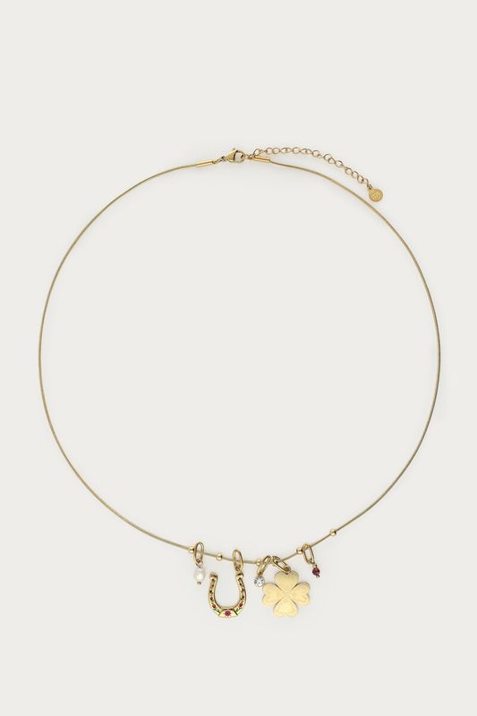 My Jewellery Necklace clover horseshoe Gold MJ16840