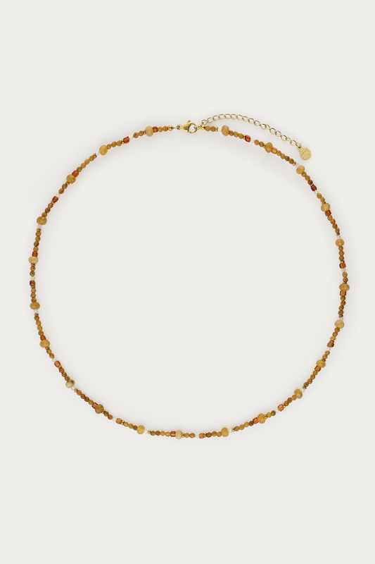 My Jewellery Necklace mini beads green Gold MJ16845
