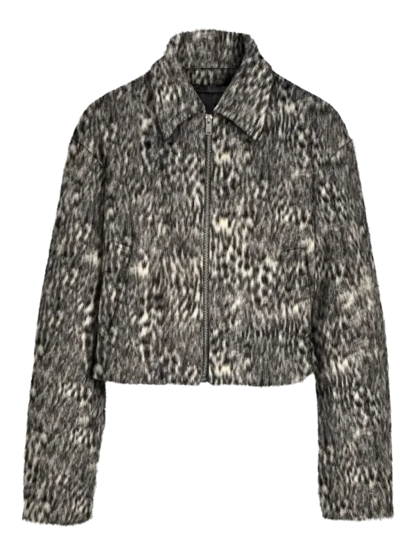 Noisy May NMCOLE L/S JACKET Black/ABSTRACT LEO 27036683