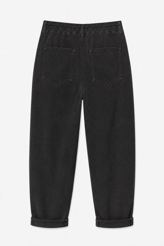 Basements barrel jeans zwart Carly-AW