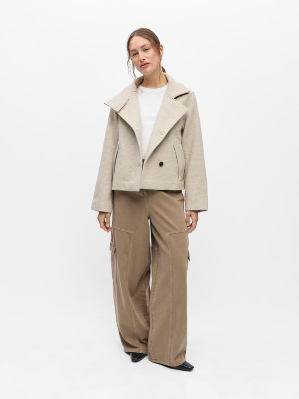 Object OBJRIKI RE SHORT JACKET NOOS Birch/Melange 23044657