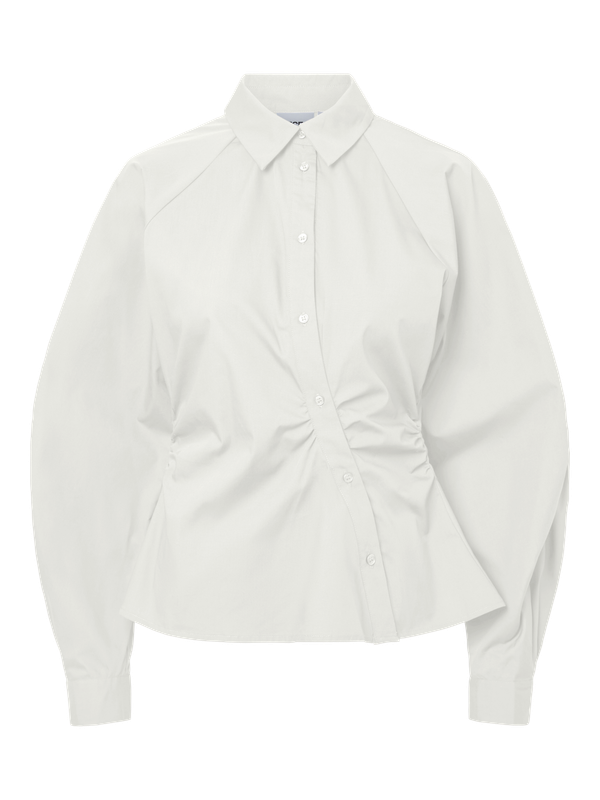 Pieces PCELODIE L/S SHIRT WVN Cloud Dancer 17167767