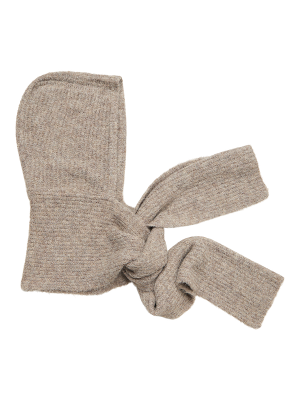 Object OBJMILU SCARF KNIT BALACLAVA NOOS Humus/Melange 23047455