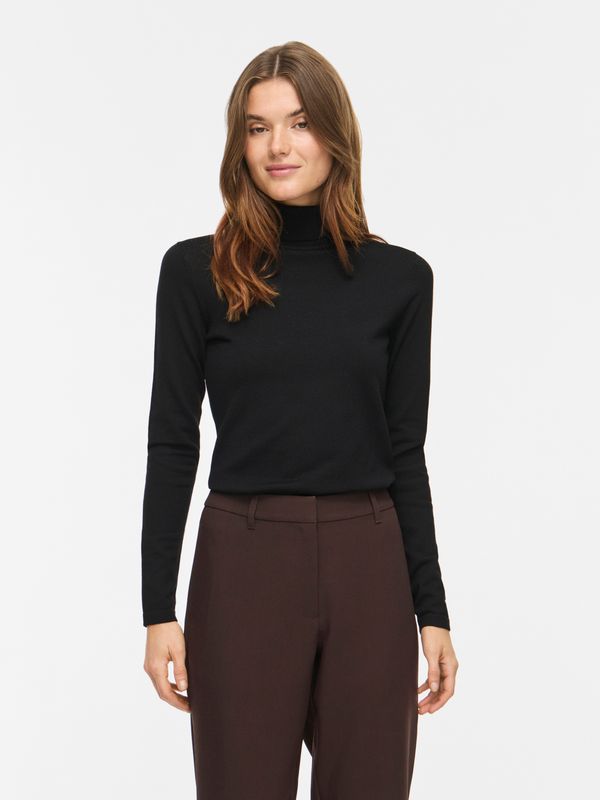 Vila VIMALU ROLLNECK L/S KNIT TOP NOOS Black Beauty 14115276