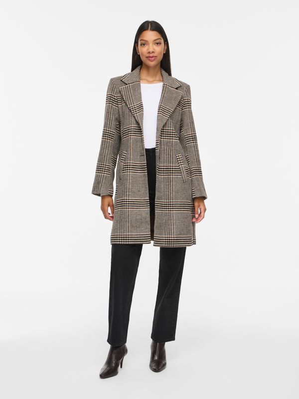 Vila VILEOVA L/S BUTTON COAT - NOOS Coffee Bean/ANNA 14115242