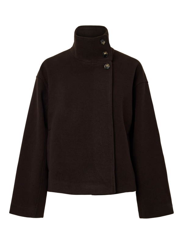 Pieces PCAGNES SHORT JACKET NOOS BC Ganache 17165764