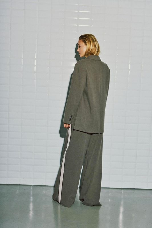 WithBlack WBLNALA TAILORED PANT Falcon melange 00001840