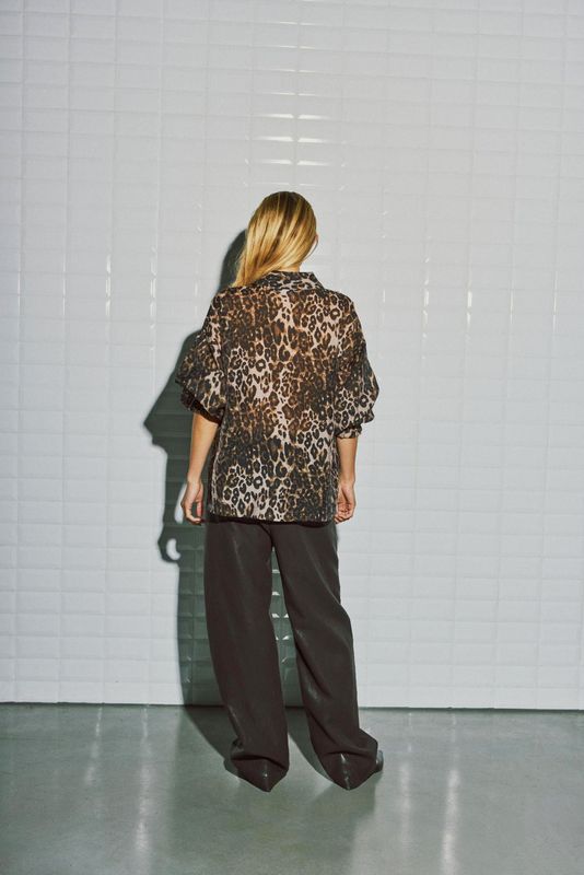 WithBlack WBLANNIKA LEO LS SHIRT leo print 00001868